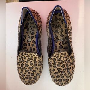 Rothy’s leopard loafer girls size 1